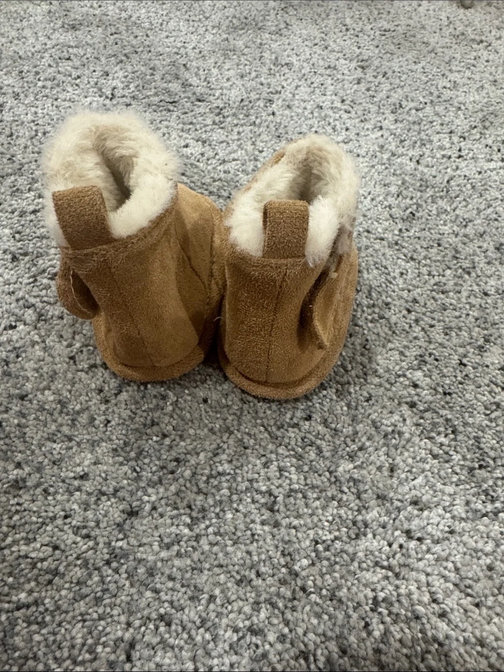 Cat & Jack Kids Tan Faux-Shearling Booties